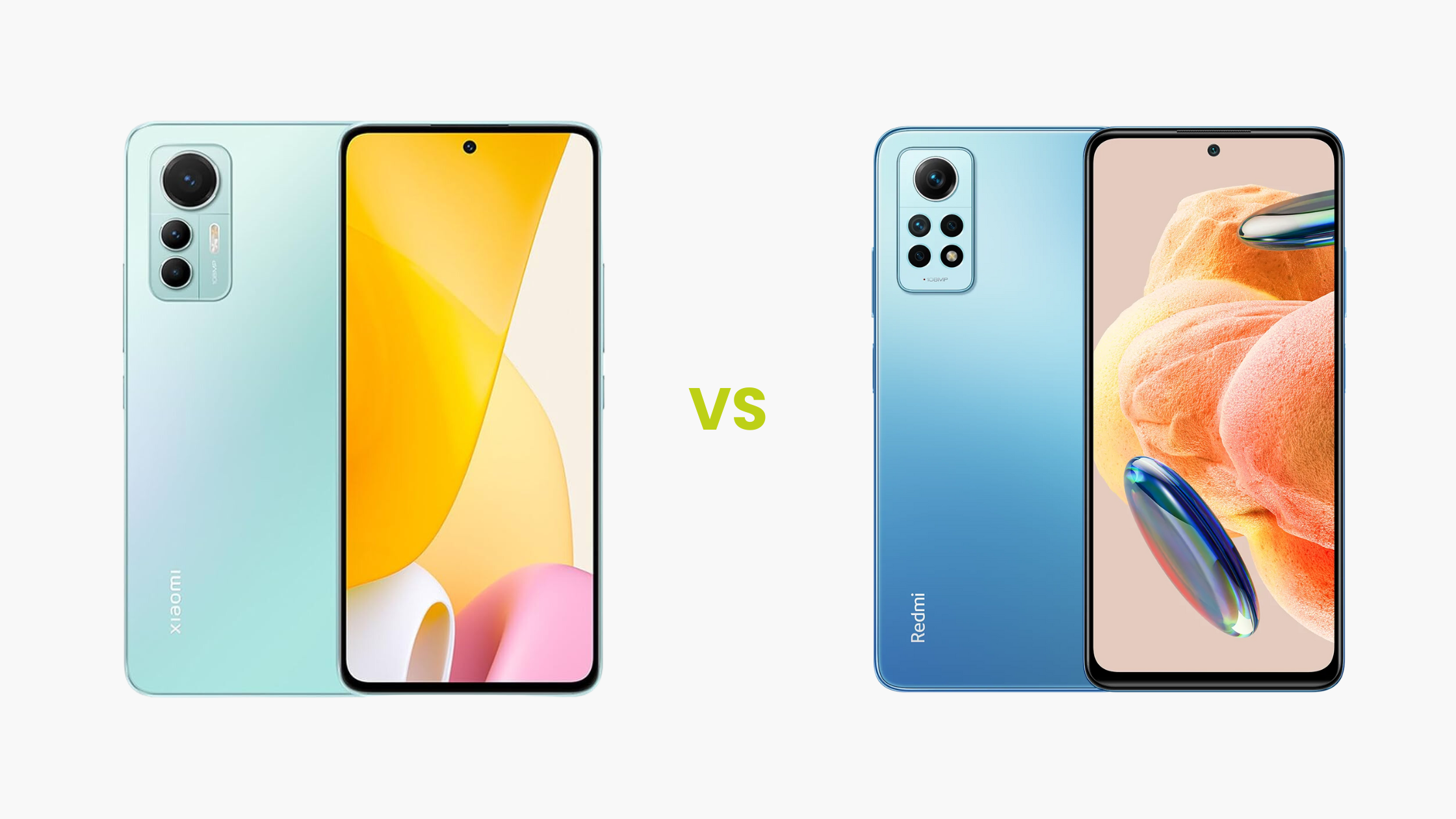 Comparativa: Xiaomi 12 Lite vs Xiaomi Redmi Note 12 Pro