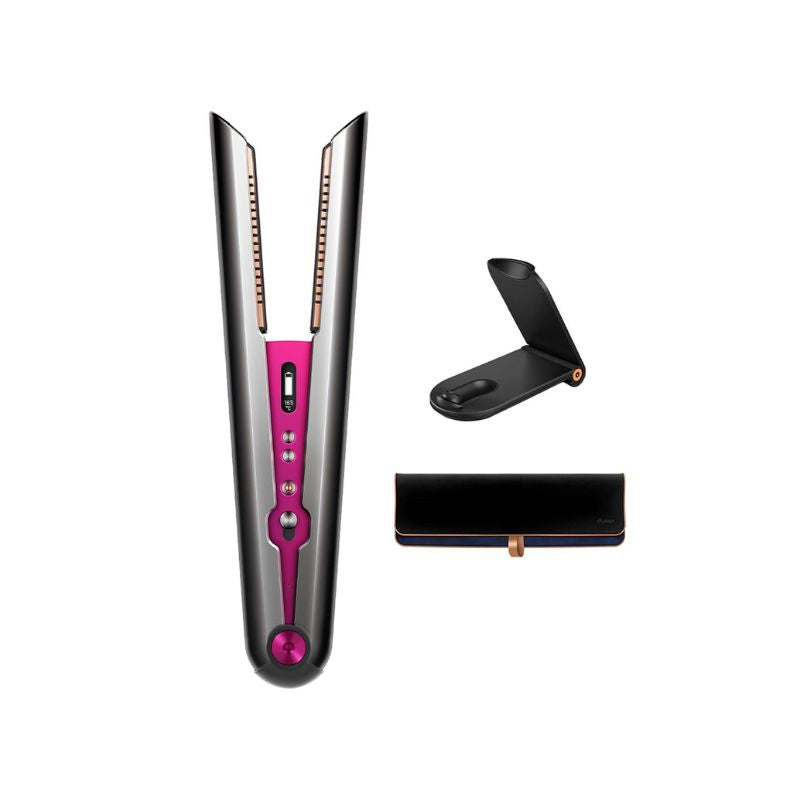 Plancha de pelo Dyson Corrale (Níquel/Fucsia)