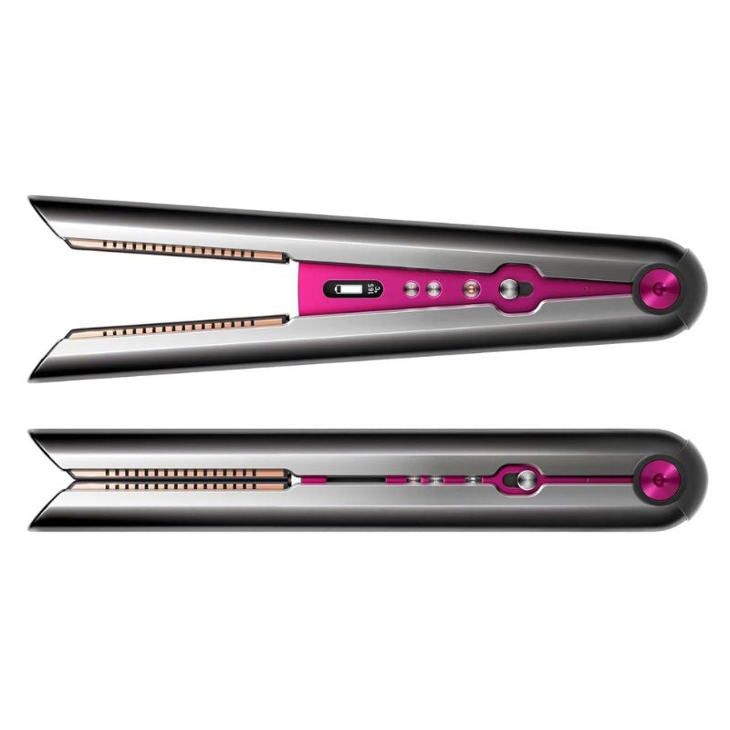 Plancha de pelo Dyson Corrale (Níquel/Fucsia)